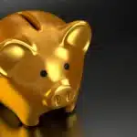 a piggy bank to help with budgeting and saving on the way to financial independence.