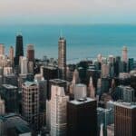 Chicago skyline with rental property investments because personal finance for lawyers and professionals is crucial to reach financial freedom.
