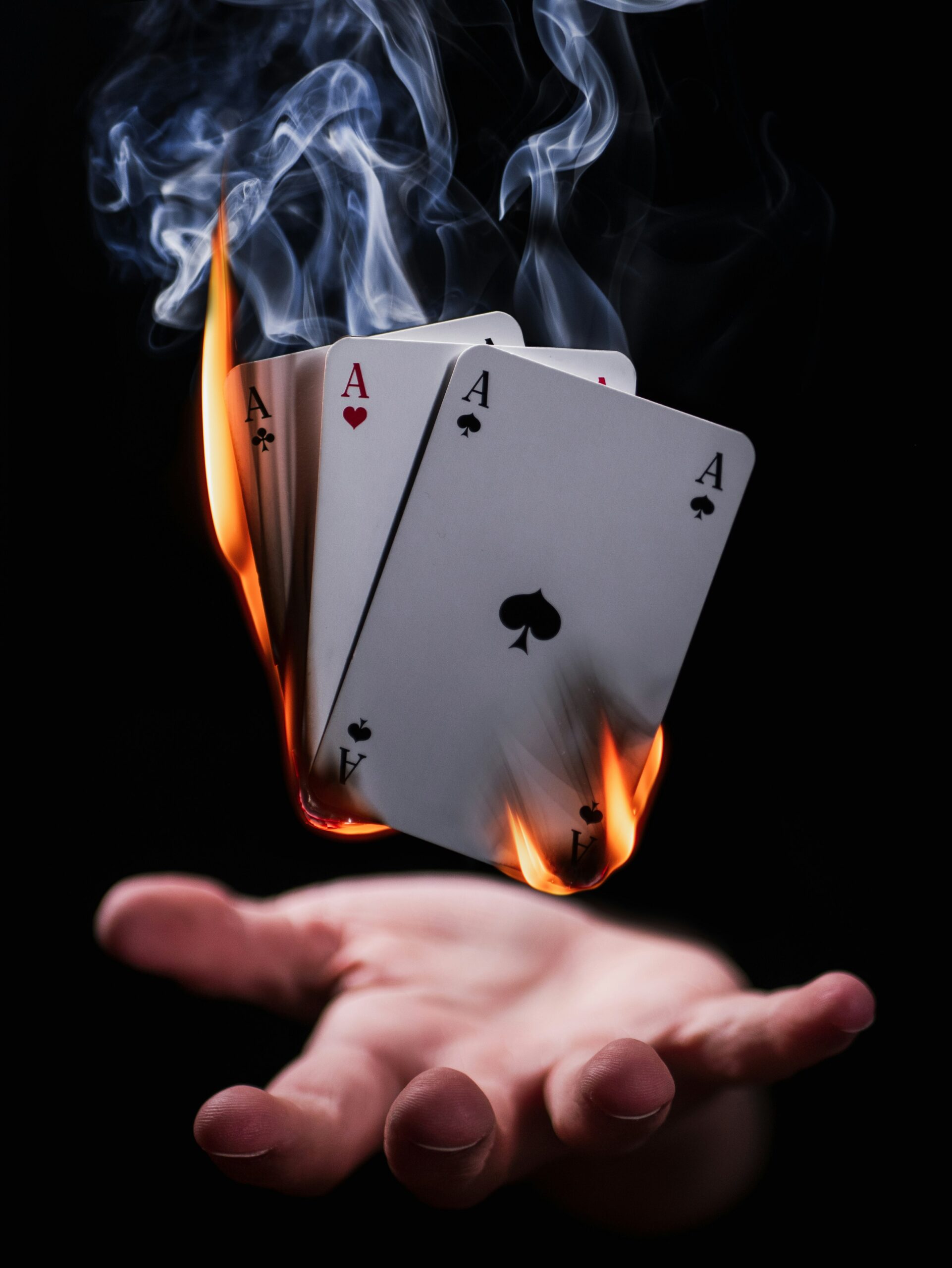 magic playing cards representing someone's magic retirement number using the 4% Rule.