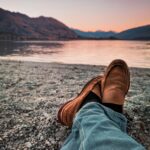 Watching the sun set beyond the mountains never gets old and illustrates that starting to invest is really as simple as taking two steps.
