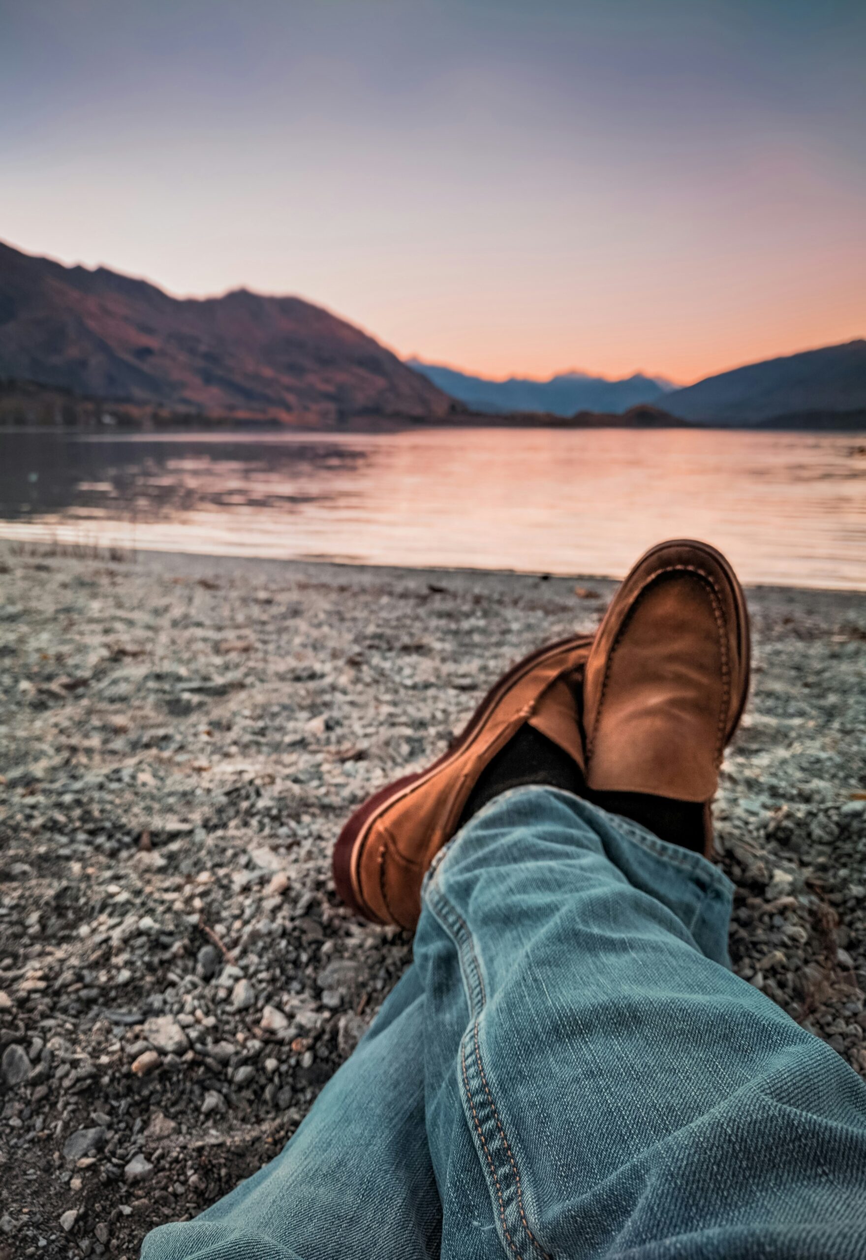 Watching the sun set beyond the mountains never gets old and illustrates that starting to invest is really as simple as taking two steps.