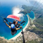 person in the sky with parachute indicating the importance of Parachute Money and investing in real estate while investing in the stock market.