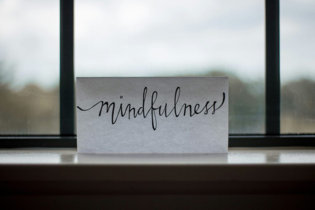 mindfulness sign symbolizing why personal finance education is so important.