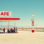 old fashioned gas station where you need directions if you don't have gps which is like not tracking your net worth.